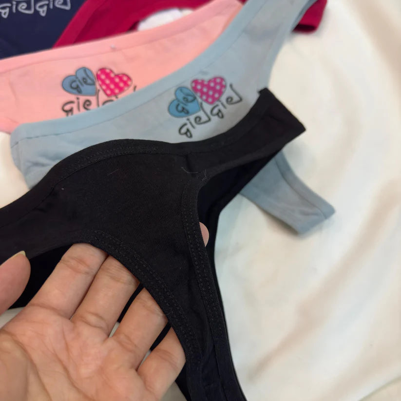 Heart Cotton Thong – Pack of 6