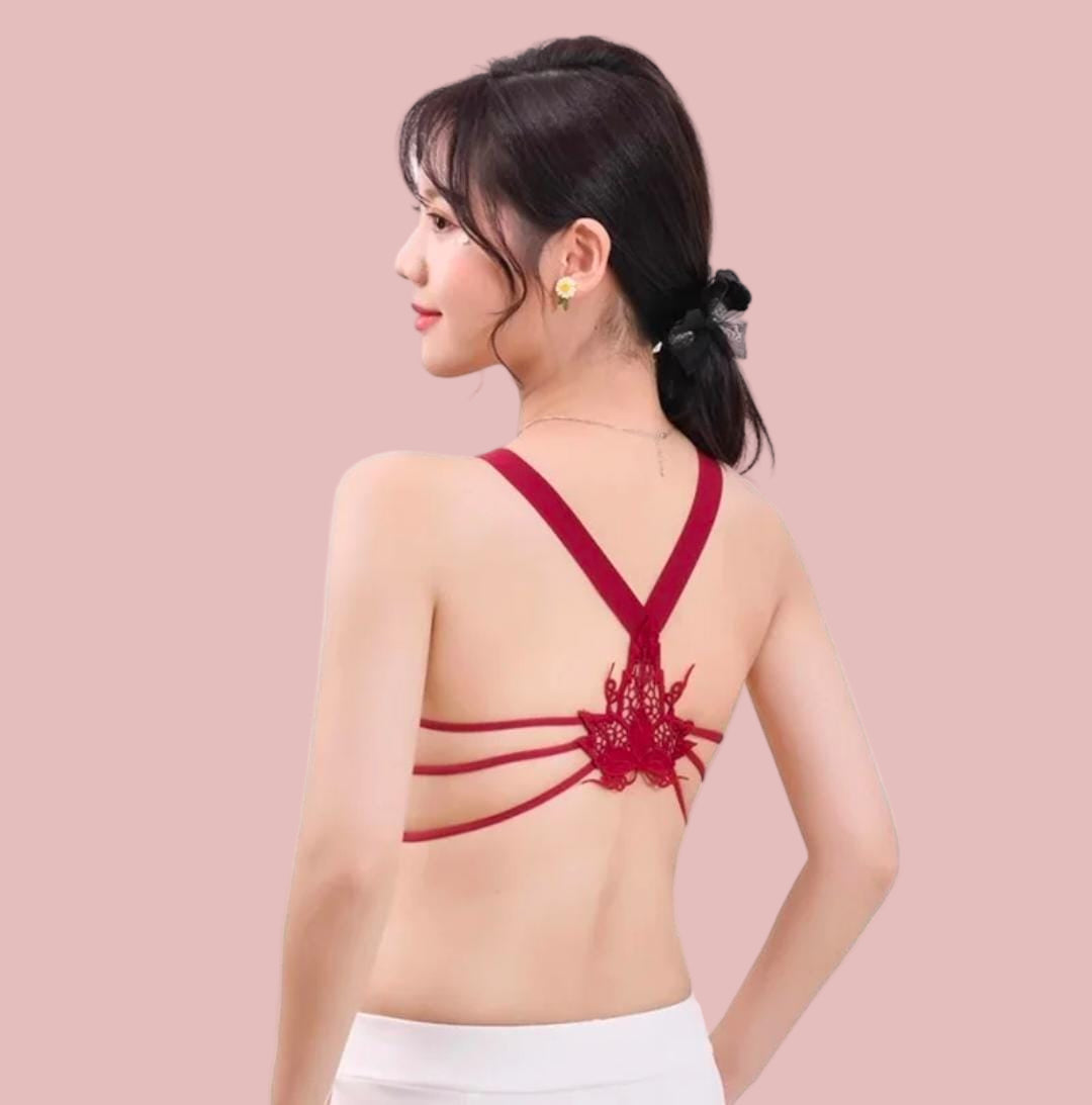 Fancy Butterfly Padded Bra – Free Size