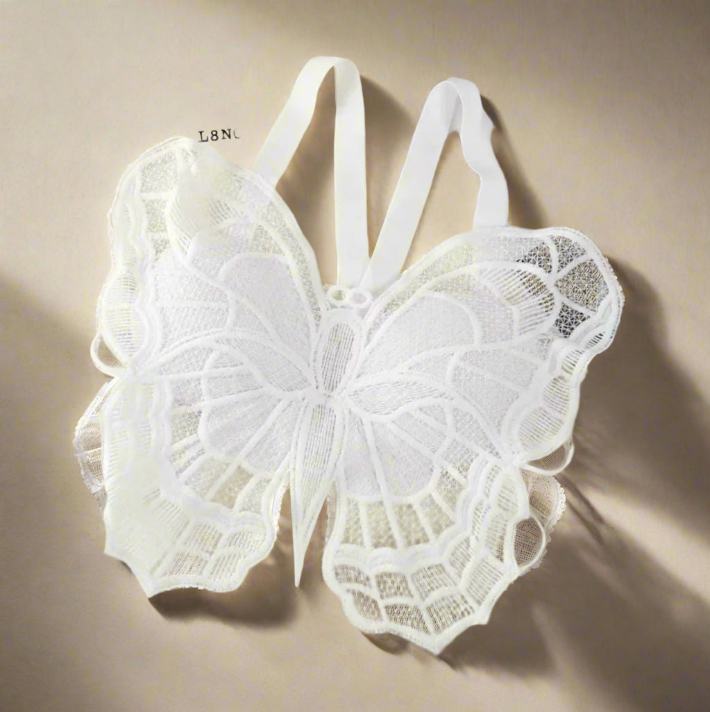 Fancy Butterfly Padded Bra – Free Size
