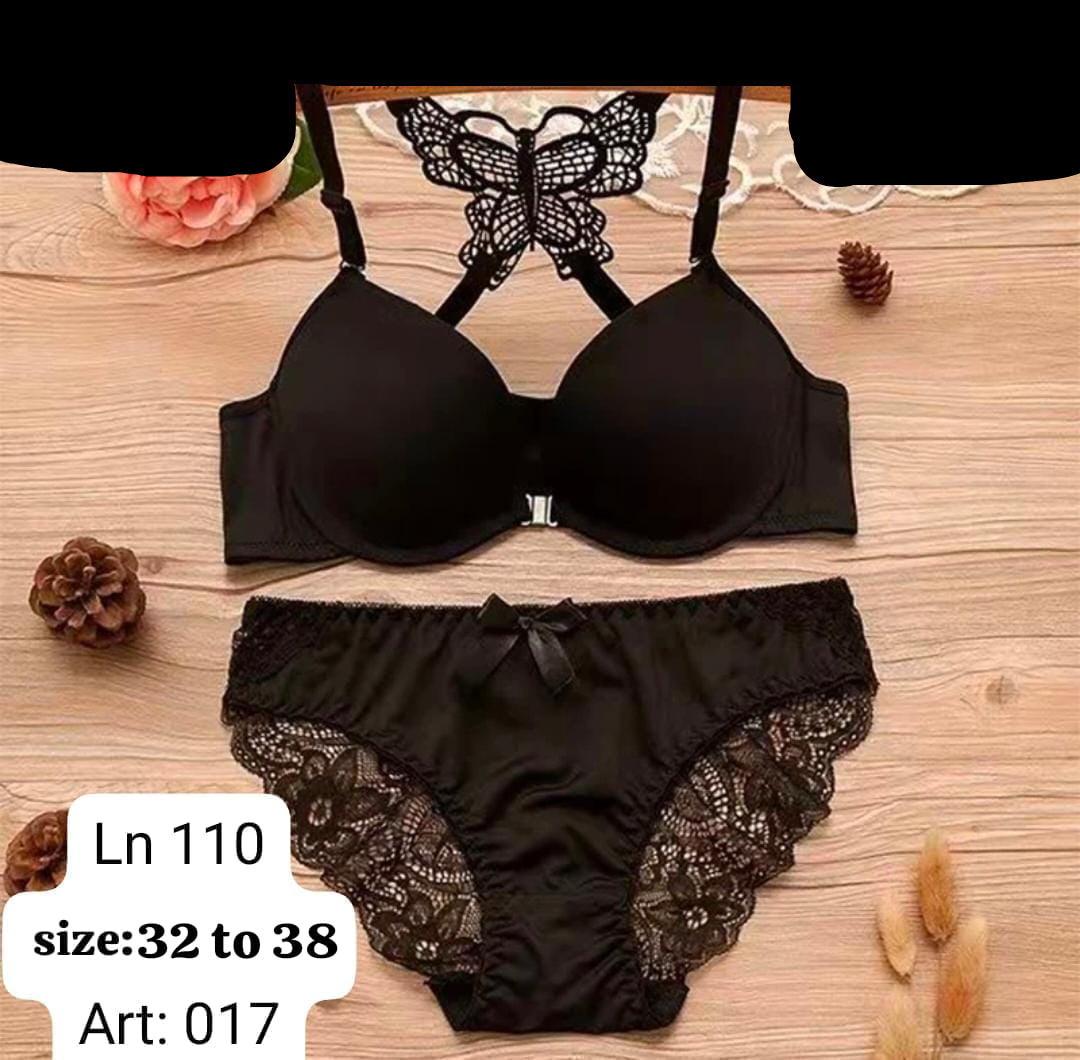 Butterfly Set – Front Open Padded Bra