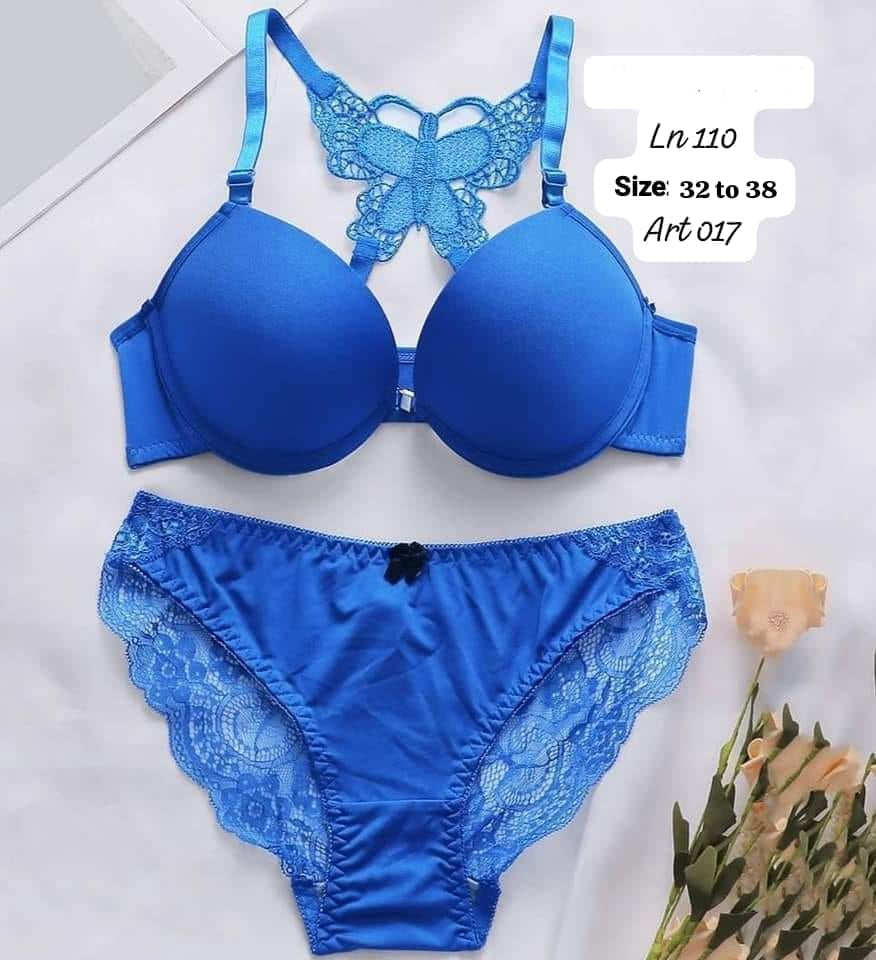 Butterfly Set – Front Open Padded Bra