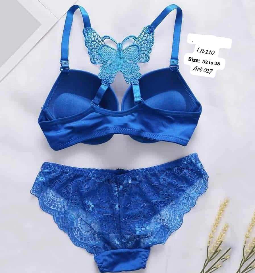 Butterfly Set – Front Open Padded Bra